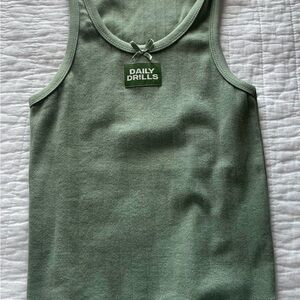 Daily Drills Green Tank Top